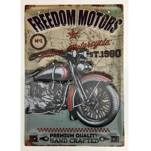 Tableau Moto Vintage