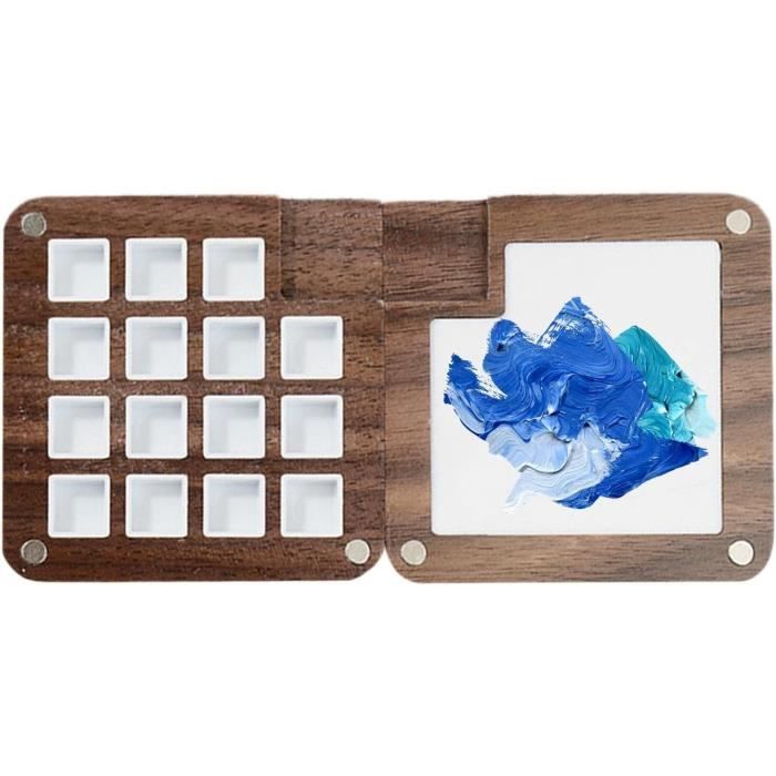 Mini Palette Aquarelle Portable Set Palette Peinture Vide Palette Aquarelle Voyage pour