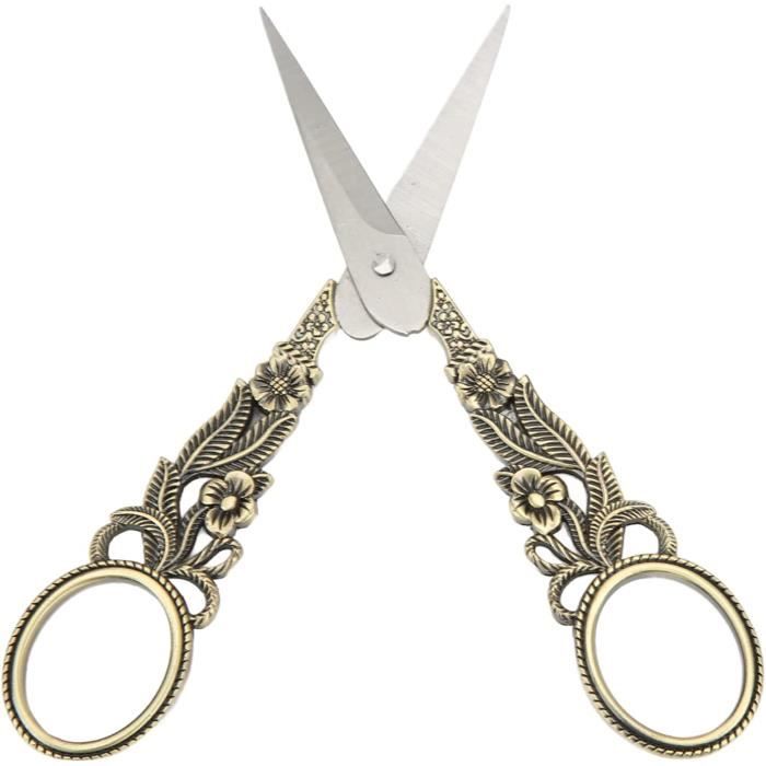Lot De 3 Paires De Ciseaux Pour Gauchers LIVINGO - Lames Acier Inox Tranchantes, Poignées Ergonomiques Couleurs (20,9 Cm)