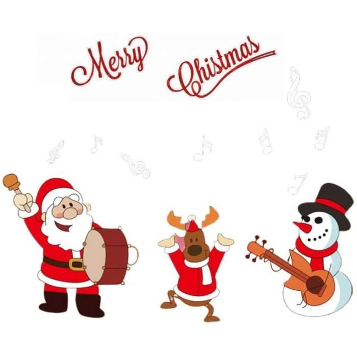 Decalmile Autocollants Muraux Pour Fenêtre De Noël, Arbre De Noël, Cadeaux D'art Mural, Décalcomanies Pour Maison, Fête, Porte De Noël, Fenêtre, Décoration D'intérieur
