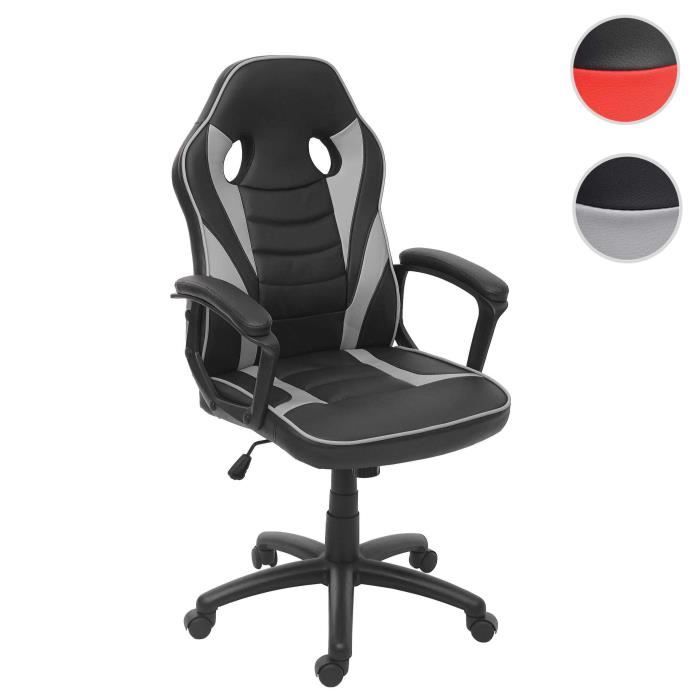 Chaise De Bureau Hwc F59 Chaise Pivotante Fauteuil Directorial Similicuir Noir Gris Achat Vente Chaise De Bureau Soldes Sur Cdiscount Des Le 20 Janvier Cdiscount