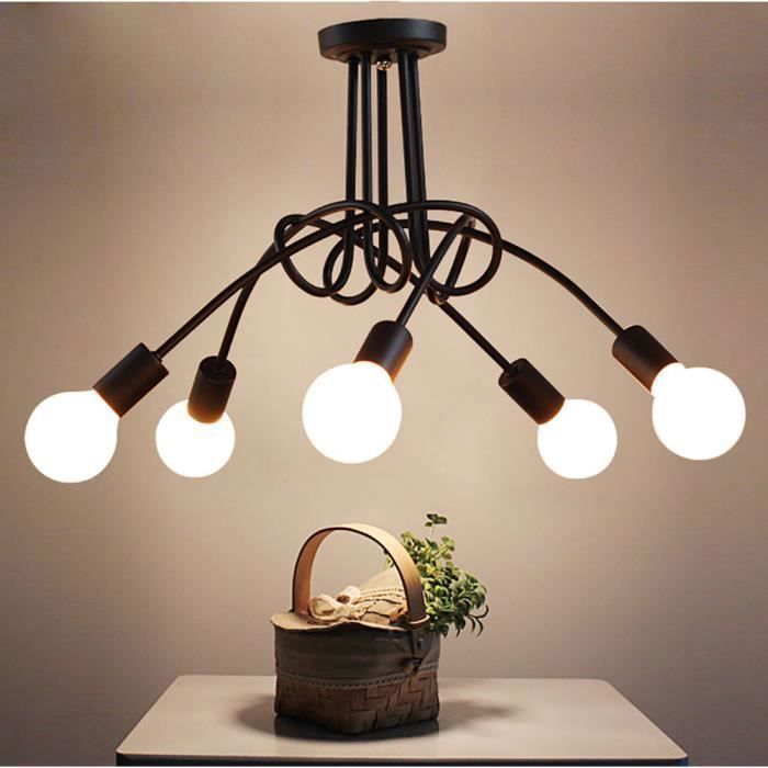 Plafonnier Semi-encastré à Boule de Verre Minimaliste Moderne