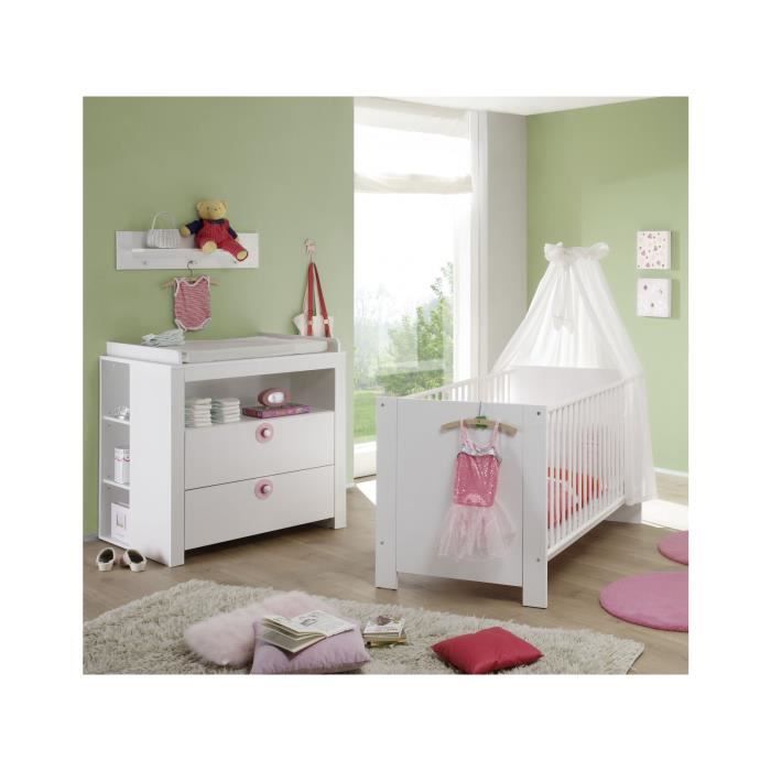 Ensemble Chambre Bebe 3 Pieces Avec Lit 70x140 Cm Commode Et Etagere Mural Coloris Blanc Avec Poignet Rose Cdiscount Puericulture Eveil Bebe Ensemble Chambre Bebe 3 Pieces Avec Lit 70x140 Cm Commode Et Etagere Mural Coloris Blanc Avec Poignet Rose Cdiscount Puericulture Eveil Bebe