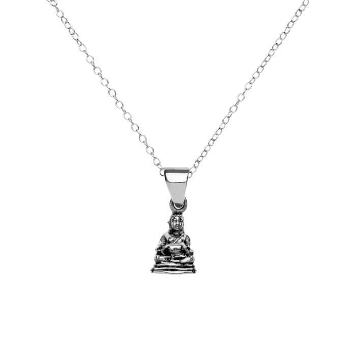 81stgeneration .925 Argent Sterling Protection Bouddha Collier Pendentif 