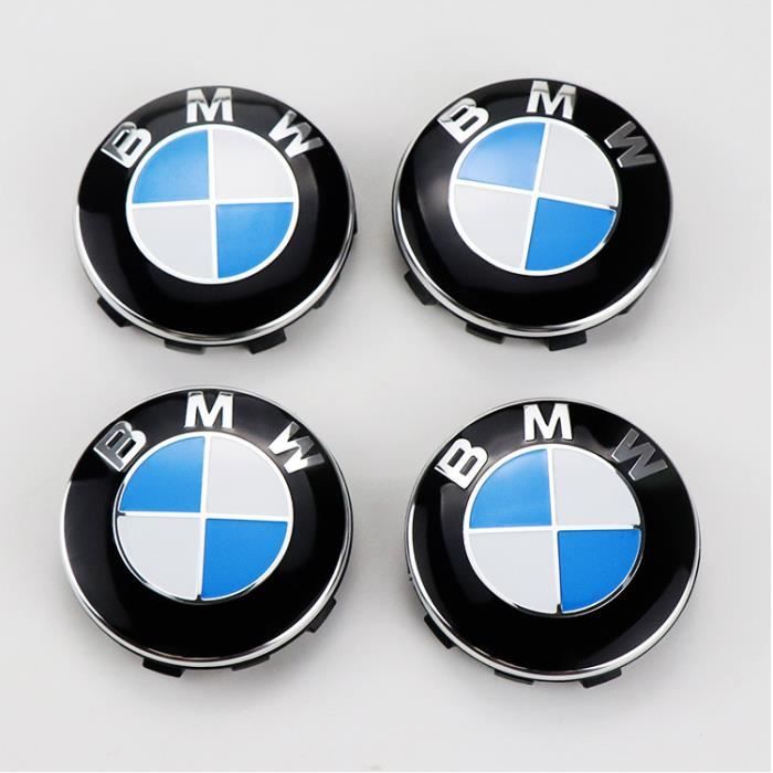 4 pièces 56mm Rechange Cache-Moyeux De Roue pour BMW Wheels Logo, Centres Moyeux De Roue Capuchon