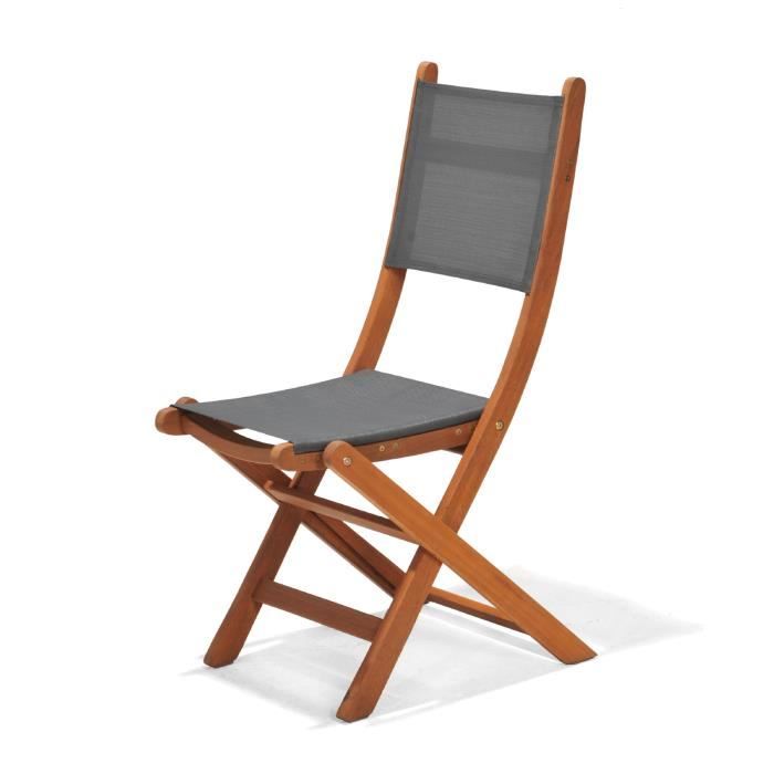 Chillvert Chaise de jardin pliante Bois naturel - vue 2