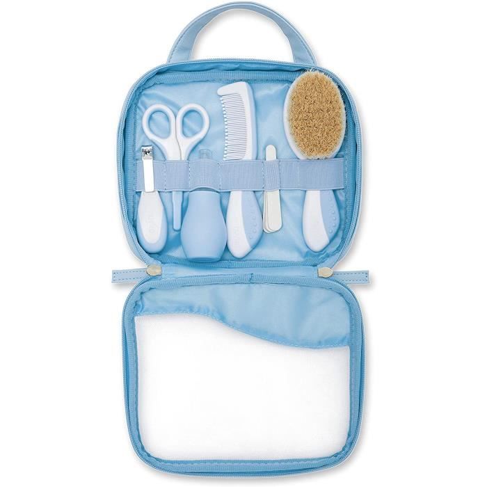 Nuvita 1146 Trousse De Soin Pour Bebe Set De Toilette Et D Hygiene Avec 6 Accessoires Inclus Kit De Premiers Soins Nouveau Ne Cdiscount Puericulture Eveil Bebe