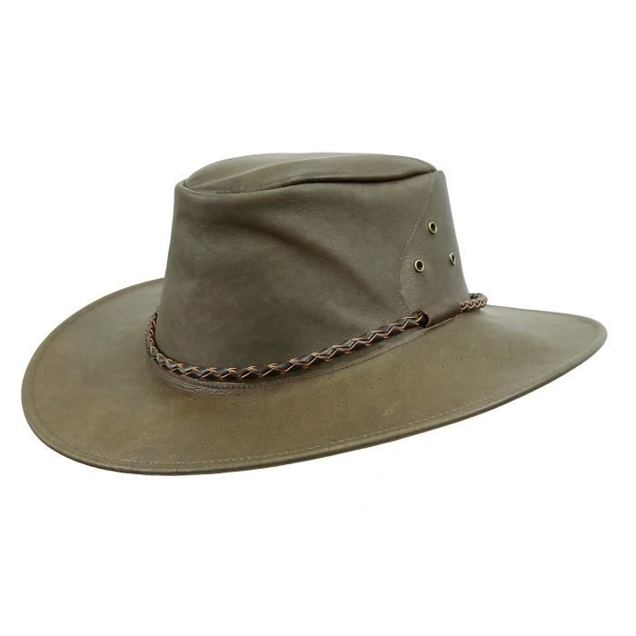 Chapeau Western Femme Beige Beige//Marron NB