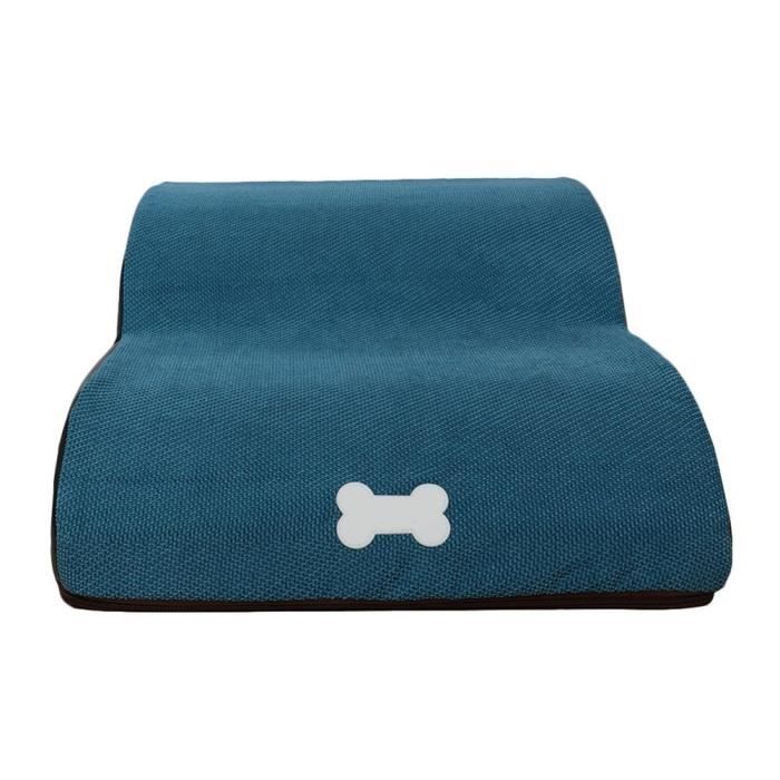 Marche Pour Litière Chat – Rampe Antidérapante, Bac à Double Couche, Facile à Nettoyer 46x30x9cm - 6