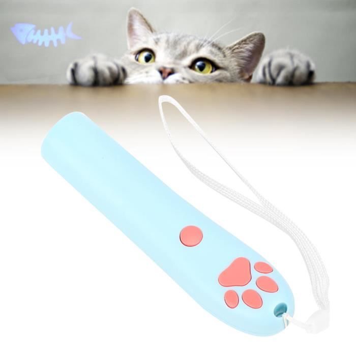 Qiilu Jouet pour animaux de compagnie Jouet Teaser Imprimé Griffe de Chat Stylo de Projection pour Jeu dAnimaux Jouets