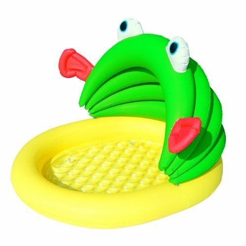 Bestway Petite Piscine Bebe Gonflable Poisson 114 X 109 Cm Cdiscount Jeux Jouets