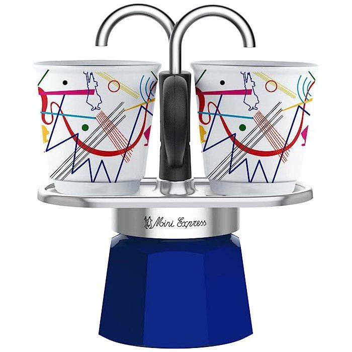 Cafetière Moka Bialetti Mini Express Arte Kandinsky – 2 Tasses, Aluminium - vue 10