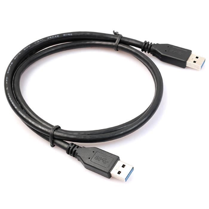 Double male usb cord deals