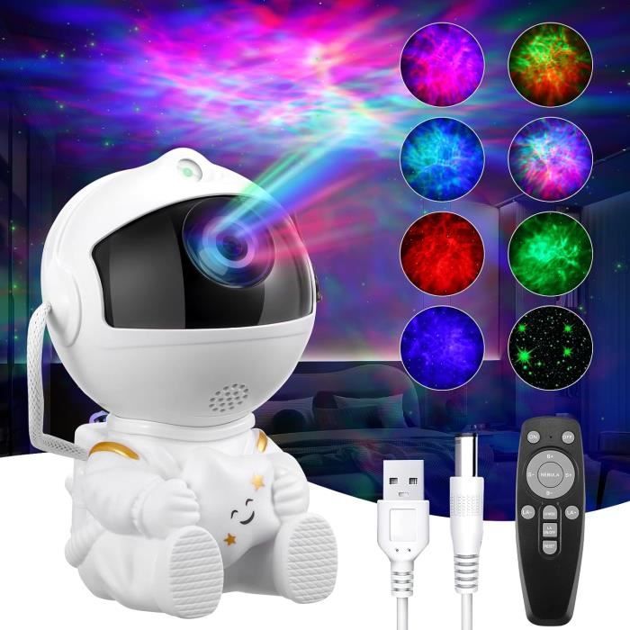 astronaute projecteur LED de ciel étoilé blanc