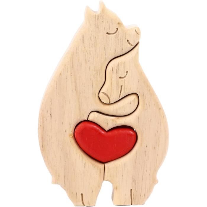 Ours En Bois Découpe Laser - Hauteur 16 Cm (personnalisable 3-50 Cm), Idéal Pour Bricolage, Déco, Peinture