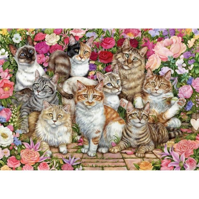 11€69 sur Puzzle en bois Chat 200 pièces pour adultes et enfants _  multicolore - Puzzle - Achat & prix