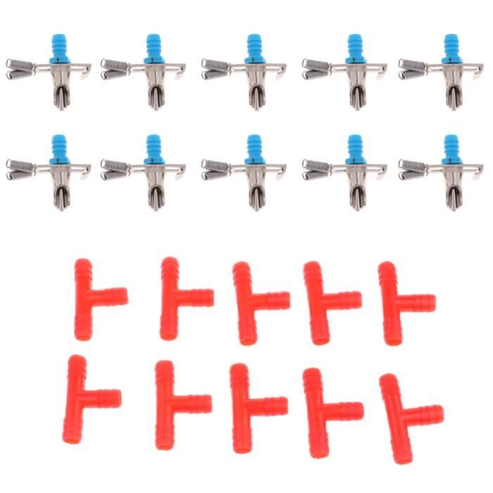 10pcs Mangeoire Mamelon Automatique Abreuvoirs d'Eau pour Volaille