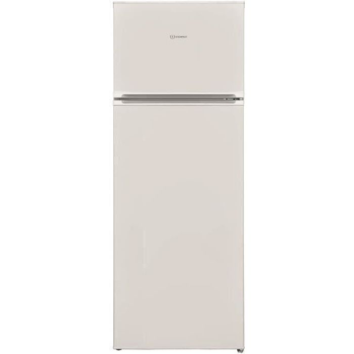 INDESIT I55TM4110W1 - Réfrigérateur congélateur haut - 213L (171 + 42) - Froid Statique - L 54 cm x H 144 cm- Blanc.