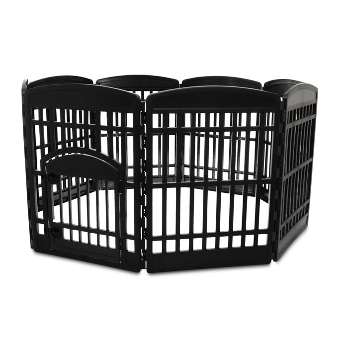 Iris Ohyama, parc pour chien/chiot, panneaux, porte avec loquet