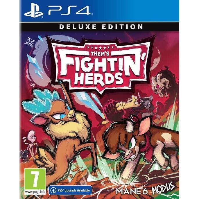 Jeu de combat - JUST FOR GAMES - Thems Fightin Herds - Edition Deluxe - PS4 - 1-2 joueurs