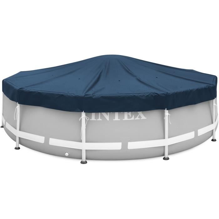 Bâche hiver INTEX Piscine Ronde Ø366m Triple épaisseur Traitement anti UV - vue 2