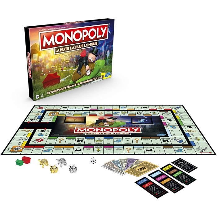 Monopoly La Partie La Plus Longue - Jeu de Societe - Jeu de