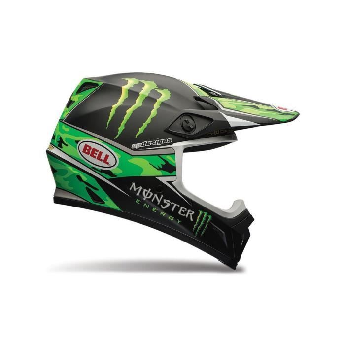 Casque Motocross Bell 2017 Monster Pro Circuit MX-9 with MIPS Camo Vert -  Cdiscount Auto