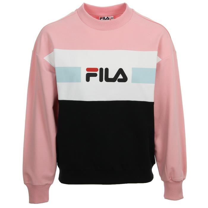 sweat fila noir blanc rouge