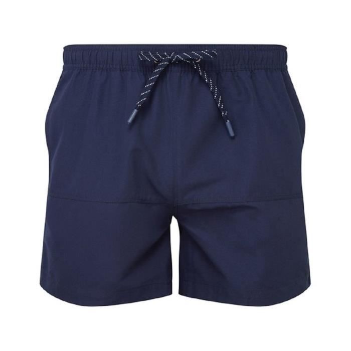 Bugatti Short De Bain Homme – Tissu Séchage Rapide, Poches & Cordon Réglable – Noir, Bleu Marine Ou Bordeaux
