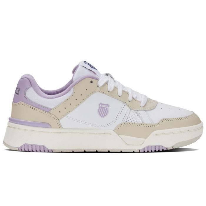 K-SWISS Baskets femme - K-SWISS - Match Pro LTH - Cuir - Blanc - Whitecap gray/white/orchid petal