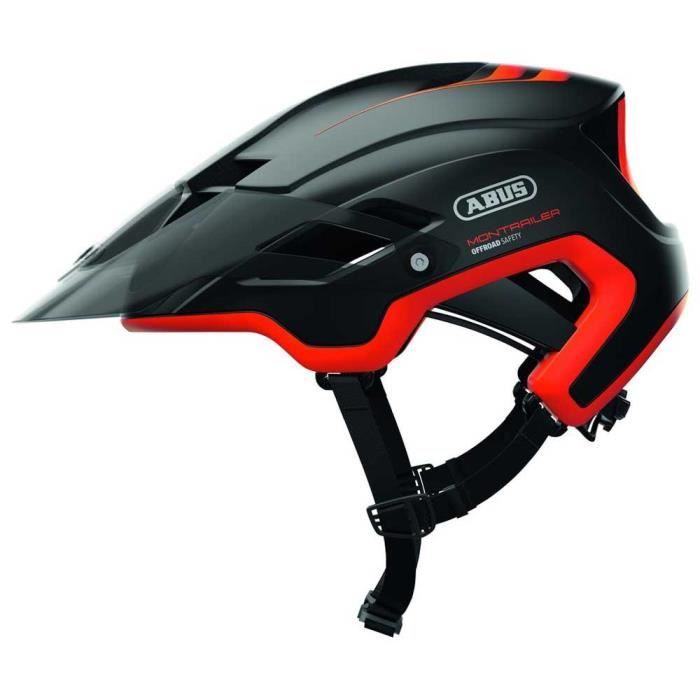 Casque de protection VTT ABUS Montrailer - Noir - Bonne ventilation et ajustement optimal