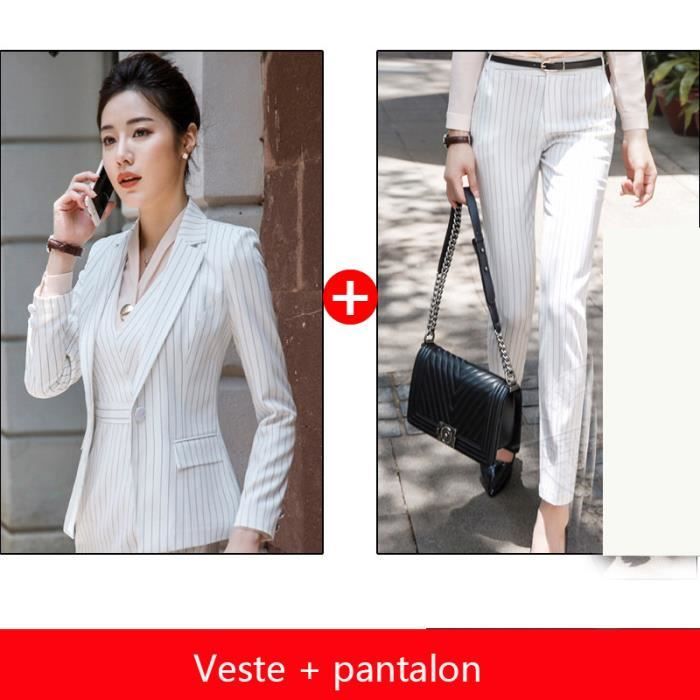 Ensemble Femme Veste Pantalon Achat Vente Pas Cher