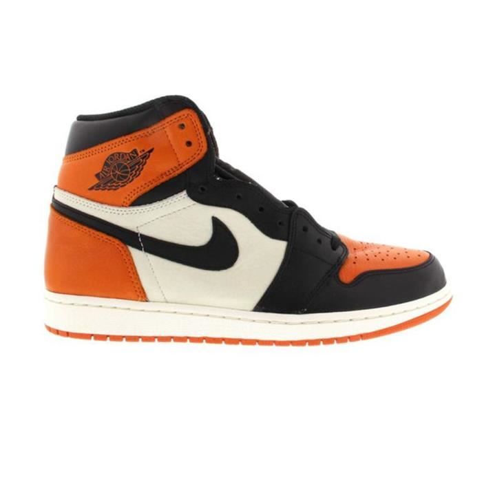 basket nike orange jordan