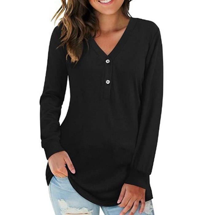 Blouse Manches Longues Léopard Noir Et Blanc Camaïeu Taille 36-38, à Boutons, Occasion En Très Bon état