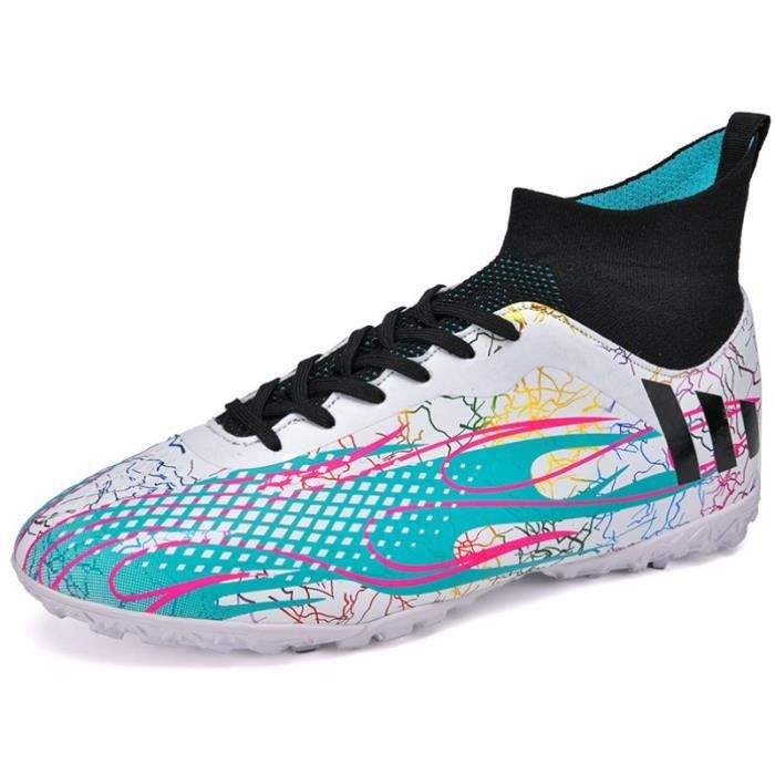 OOTDAY Chaussures de Football AG-d'extérieur-bleu - Sport