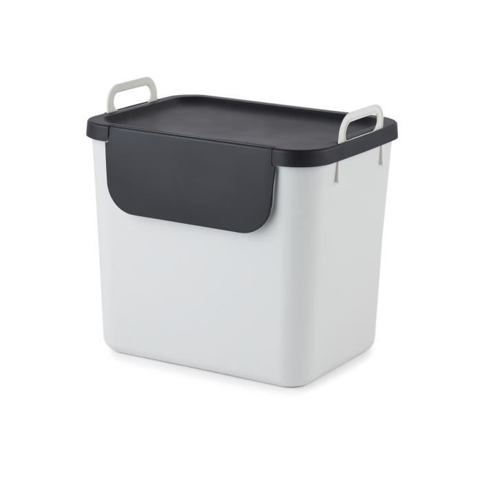 Poubelle Transparente 30L Gatuida - Corbeille Multifonction Pour Bureau, Cuisine, Salon - Design Pratique