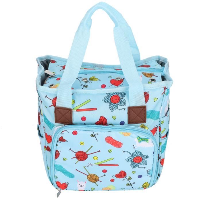 Sac De Rangement Pour Machine à Coudre Siduytin - Housse Anti-Poussière, Tissu Oxford, Pochons Multiples - Noir