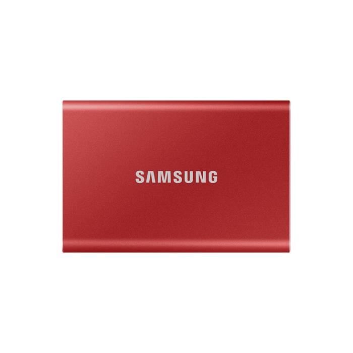 DISQUE SSD EXTERNE SAMSUNG PORTABLE 500GO T7 GRIS TITANE