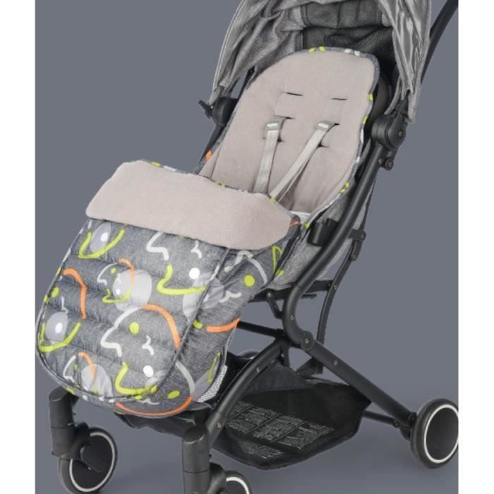 Chancelière pour bébé sac de couchage bleu d'hiver pour poussette et siège  auto