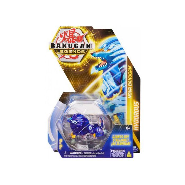 Coffret Pour Bakugan Nova - Pack Legends Hydorous : Boule Bleu Figurine - Série 4 - Set Jouet Garcon et 1 carte tigre Coffret Pour Bakugan Nova - Pack Legends Hydorous : Boule Bleu Figurine - Série 4 - Set Jouet Garcon et 1 carte tigre