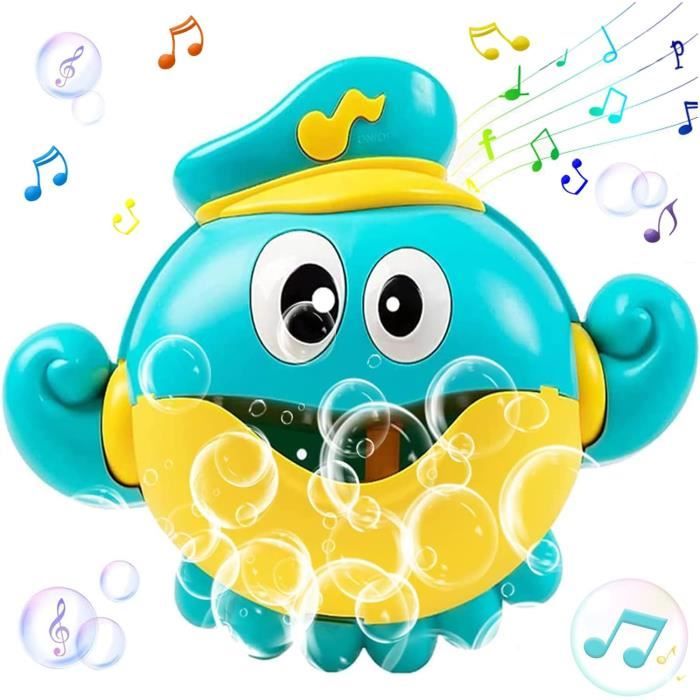 Jouet De Bain Musical à Bulles Ours - Pour Bébés 1-5 Ans - Avec Ventouses, Sécurité Sans BPA - Cadeau Anniversaire - 3