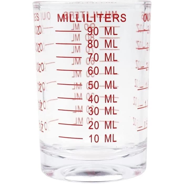 Verre Doseur Inox 1000 Ml - Avec Graduations Ml Et Oz, Bec Verseur, Pour Cuisine Et Café - 13