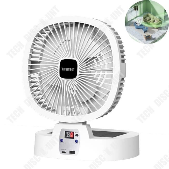 TD® Ventilateur solaire ventilateur de charge maison grand vent