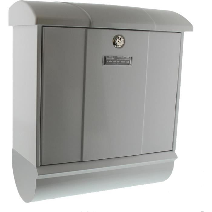 Boîte Aux Lettres Avec Boîte À Journal Intégré, Format De Fente : A4