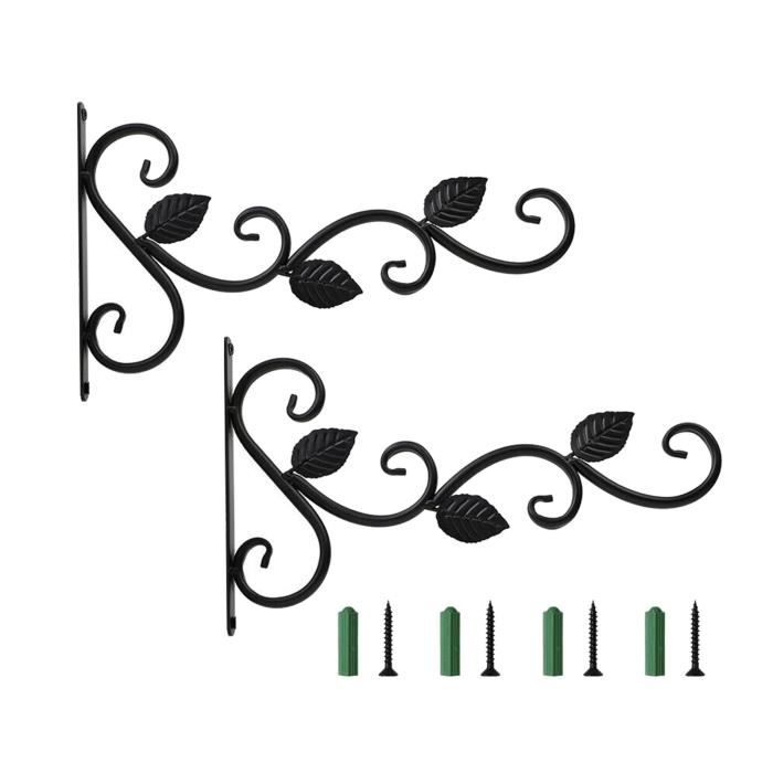 Supports De Suspension Métal – Lot De 2 Pour Paniers, Lanternes, Pots De Fleurs | Déco Intérieur/extérieur Rétro - 13