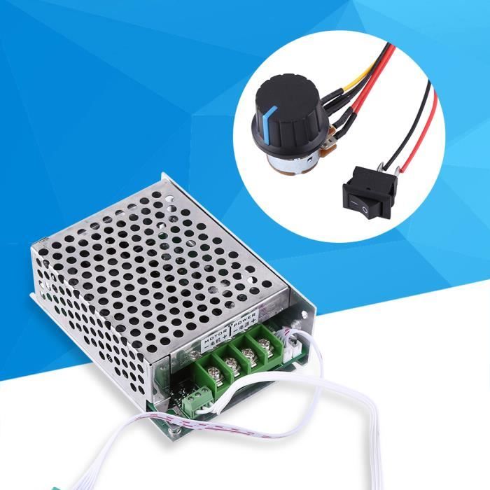 Contrôleur De Vitesse Moteur 400W 220V AC - Régulation Avant/arrière Pour Moteurs Asynchrones 90-1700 Tr/min