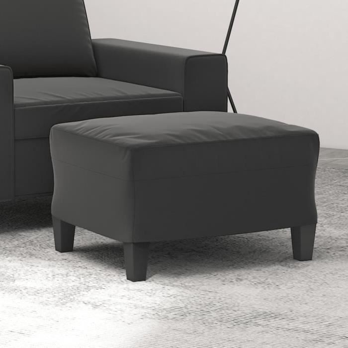 349343 vidaXL Repose-pied Gris foncé 60x50x41 cm Tissu microfibre