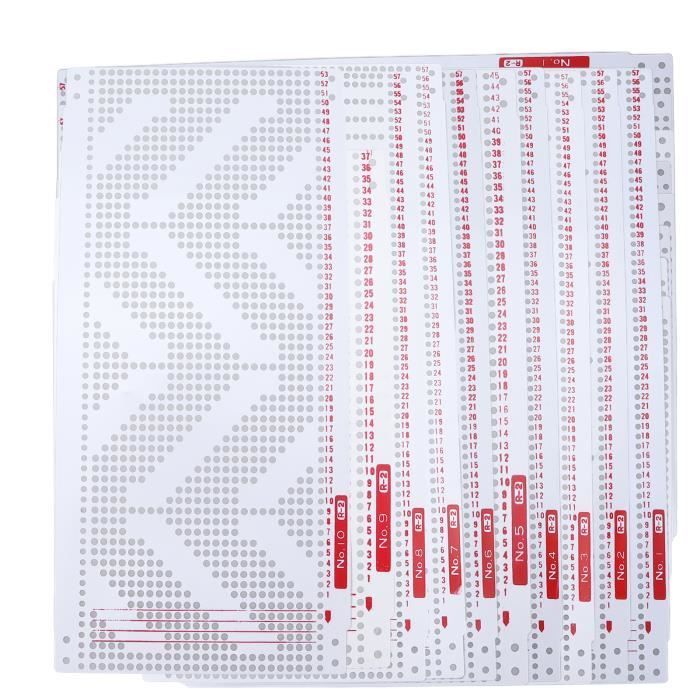 Lot de 50 cartes à perforer pour récompenses de fidélité – Lot de 50 coupons en kraft