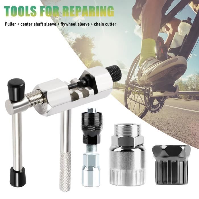 Outils de Demonte Cassette Vélo Kit, MXTIMWAN Fouet à Chaîne