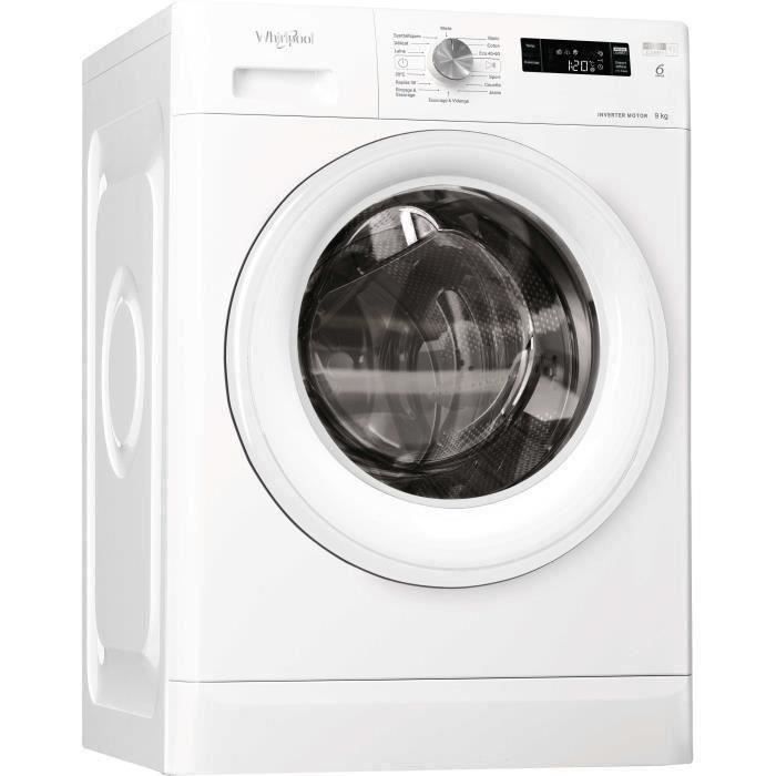 Lave-linge hublot WHIRLPOOL FFSPL9248WFR FreshCare - 9 kg